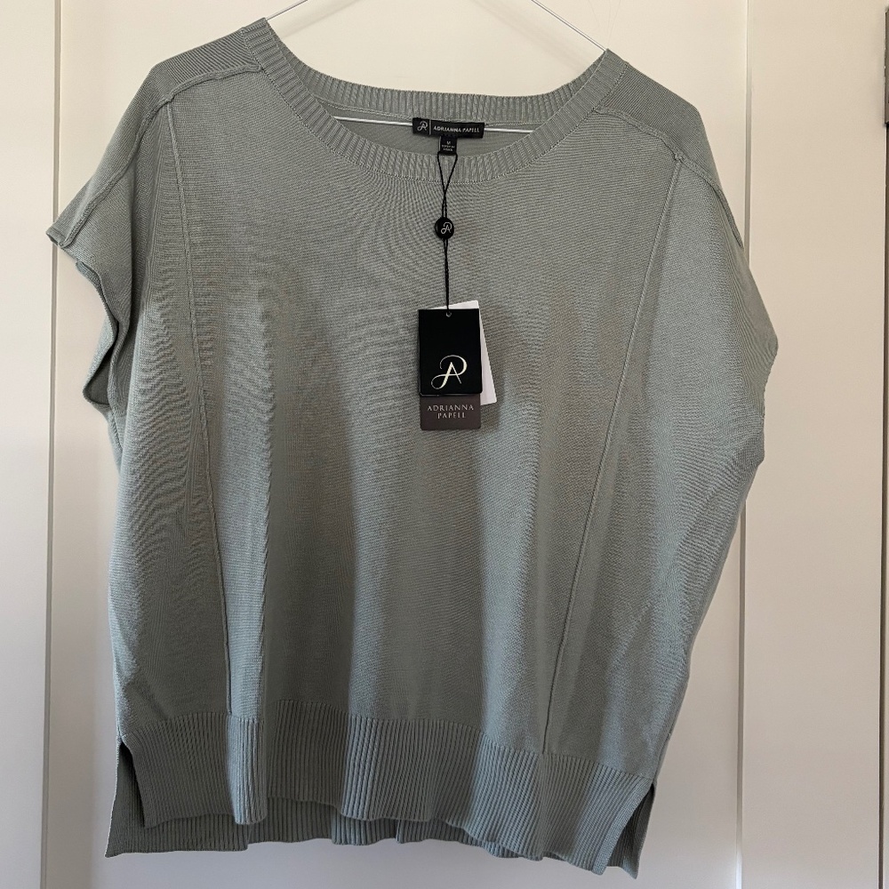 Exposed Seam Extended Sleeve Sweater